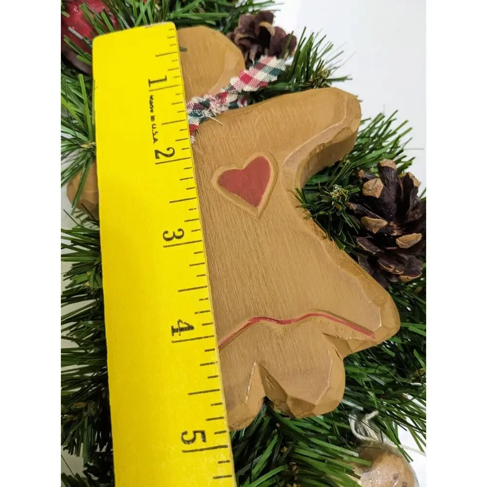 FARMHOUSE Grandma Gingerbread Christmas Wreath 15